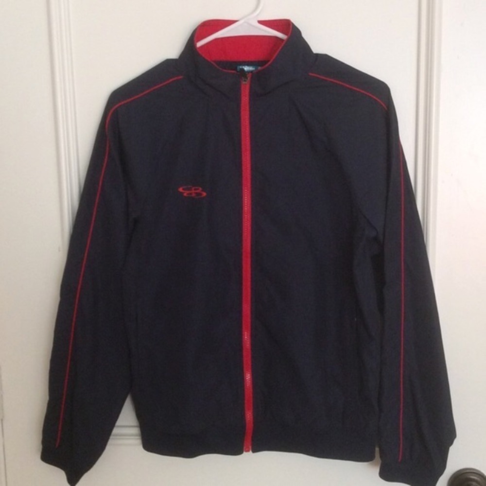 ⛱️Boombah - Navy & Red Windbreaker Jacket - XS
